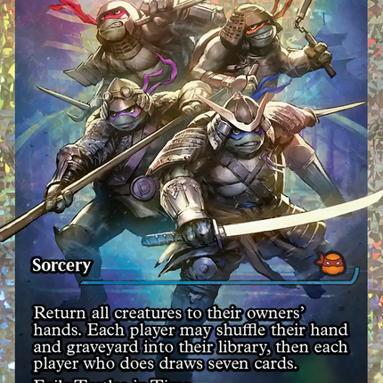 Turtles in Time (Showcase) (Fracture Foil) [Teenage Mutant Ninja Turtles]