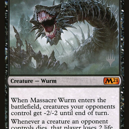 Massacre Wurm (Promo Pack) [Core Set 2021 Promos]