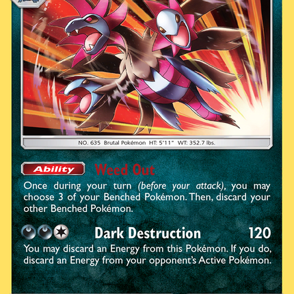 Hydreigon (33/70) [Sun & Moon: Dragon Majesty]