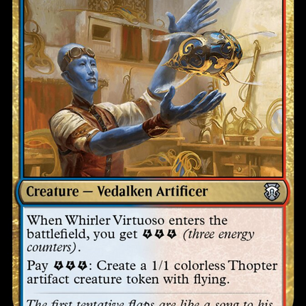 Whirler Virtuoso (Ripple Foil) [Modern Horizons 3 Commander]