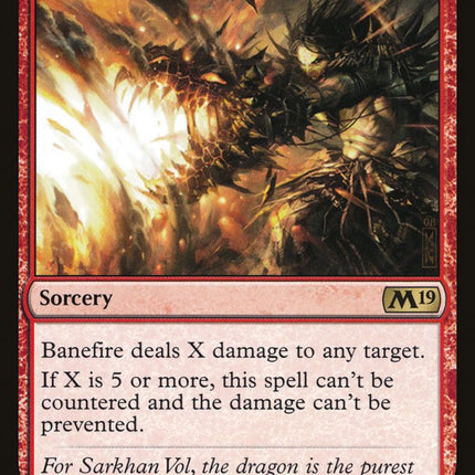 Banefire [Core Set 2019]