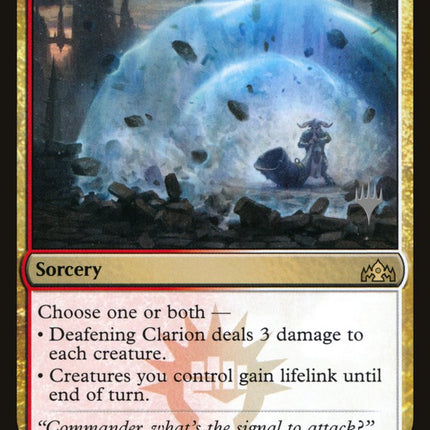 Deafening Clarion (Promo Pack) [Guilds of Ravnica Promos]