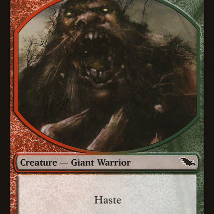 Giant Warrior Token [Shadowmoor Tokens]