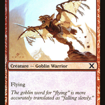 Goblin Sky Raider (Premium Foil) [Tenth Edition]