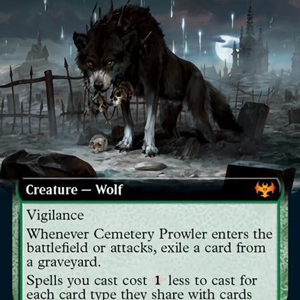 Cemetery Prowler (Extended Art) [Innistrad: Crimson Vow]
