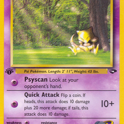 Sabrina's Abra (94/132) [Gym Challenge 1st Edition]