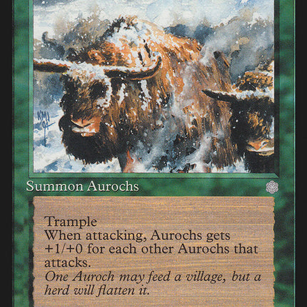 Aurochs [Ice Age]