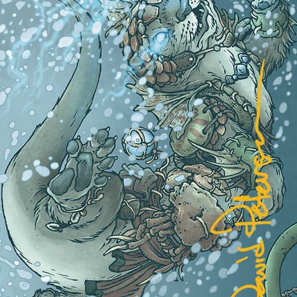 Kitsa, Otterball Elite Art Card (Gold-Stamped Signature) [Bloomburrow Art Series]