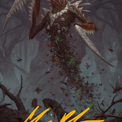 Grist, the Plague Swarm Art Card (Gold-Stamped Signature) [Modern Horizons 3 Art Series]
