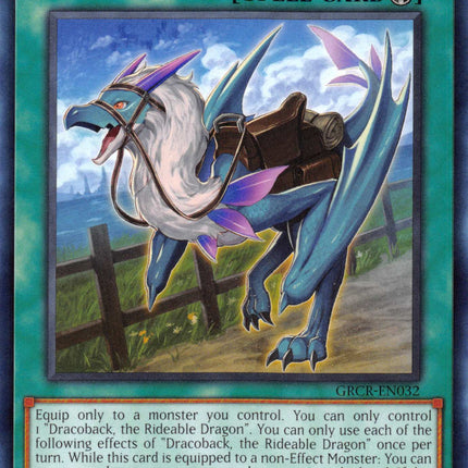 Dracoback, the Rideable Dragon [GRCR-EN032] Rare