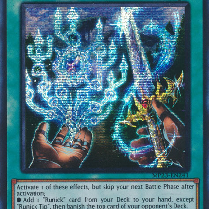 Runick Tip [MP23-EN241] Prismatic Secret Rare
