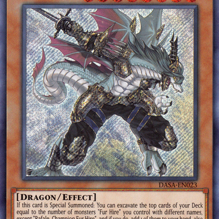 Rafale, Champion Fur Hire [DASA-EN023] Secret Rare