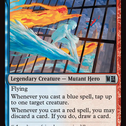 Iceman and Firestar [Marvel Super Heroes]