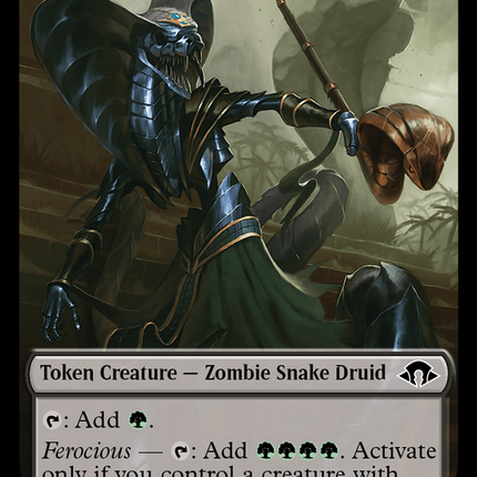 Fanatic of Rhonas Token [Modern Horizons 3 Tokens]
