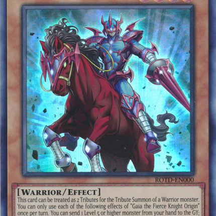 Gaia the Fierce Knight Origin [ROTD-EN000] Super Rare