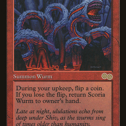 Scoria Wurm [Urza's Saga]