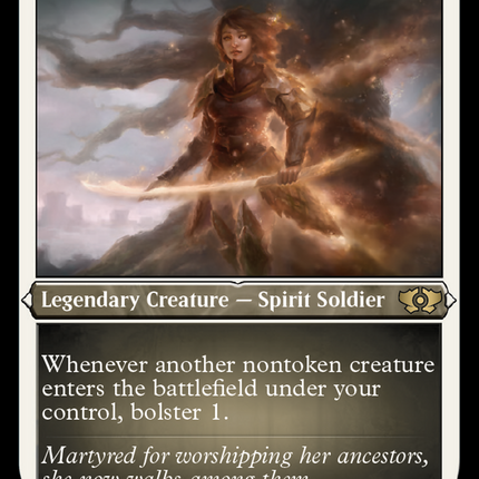 Anafenza, Kin-Tree Spirit (Foil Etched) [Multiverse Legends]
