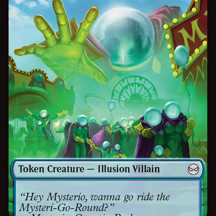 Spider // Illusion Villain Double-Sided Token [Marvel's Spider-Man Tokens]
