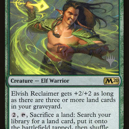 Elvish Reclaimer (Promo Pack) [Core Set 2020 Promos]