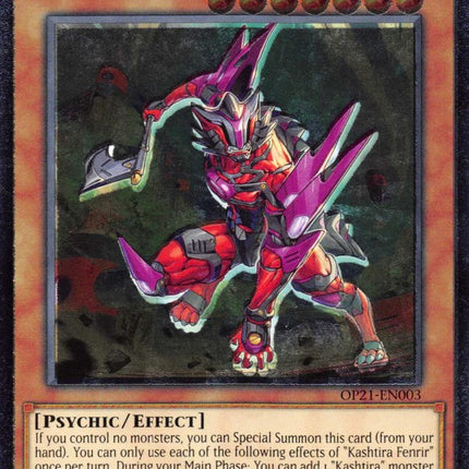 Kashtira Fenrir [OP21-EN003] Ultimate Rare
