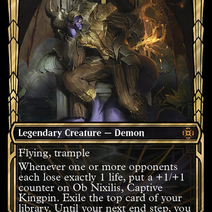 Ob Nixilis, Captive Kingpin (Showcase Halo Foil) [March of the Machine: The Aftermath]