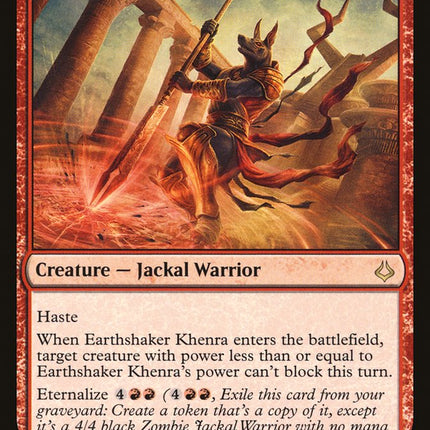 Earthshaker Khenra [Hour of Devastation]