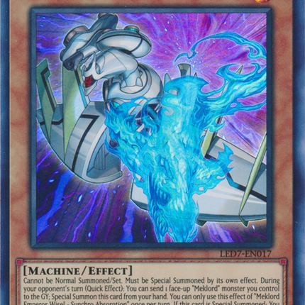 Meklord Emperor Wisel - Synchro Absorption [LED7-EN017] Super Rare