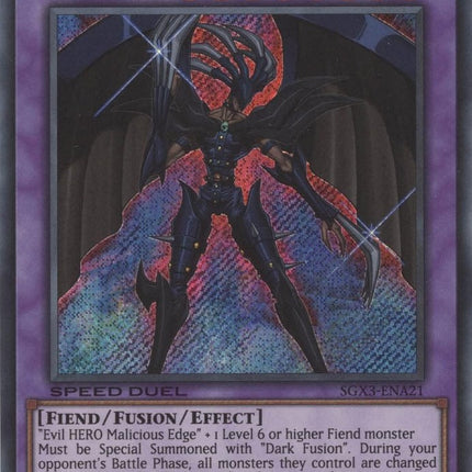 Evil HERO Malicious Fiend [SGX3-ENA21] Secret Rare