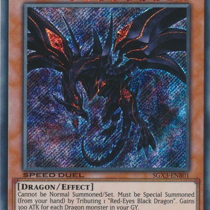 Red-Eyes Darkness Dragon [SGX3-ENB01] Secret Rare