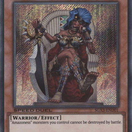 Amazoness Queen [SGX3-END01] Secret Rare