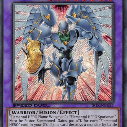 Elemental HERO Shining Flare Wingman [SGX3-ENI25] Secret Rare