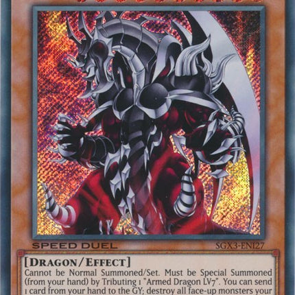 Armed Dragon LV10 [SGX3-ENI27] Secret Rare