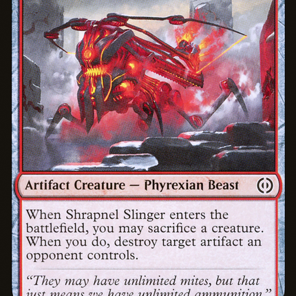 Shrapnel Slinger [Phyrexia: All Will Be One]