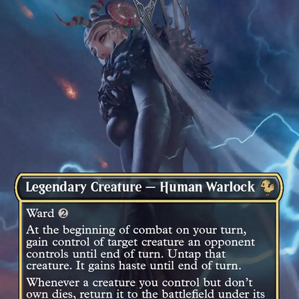 Edea, Possessed Sorceress (Borderless) [FINAL FANTASY Commander]