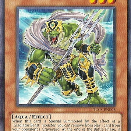 Gladiator Beast Retiari [TU03-EN006] Rare