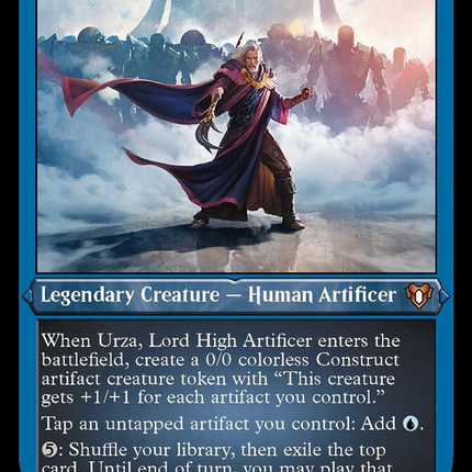 Urza, Lord High Artificer (Foil Etched) [Commander Masters]