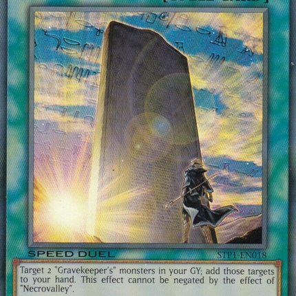 Gravekeeper's Stele [STP1-EN018] Super Rare