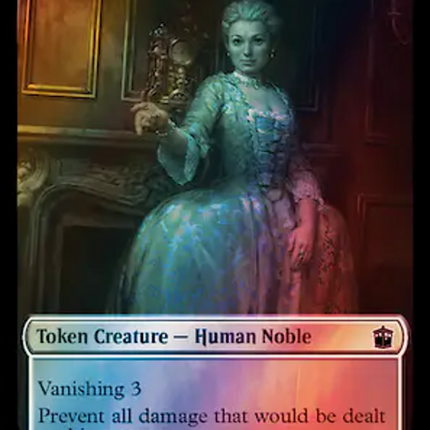 Human Noble // Treasure (0063) Double-Sided Token (Surge Foil) [Doctor Who Tokens]