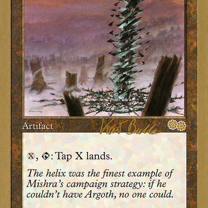 Mishra's Helix (Kai Budde) (SB) [World Championship Decks 1999]