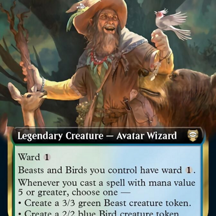 Radagast, Wizard of Wilds (Extended Art) [The Lord of the Rings: Tales of Middle-Earth Commander]