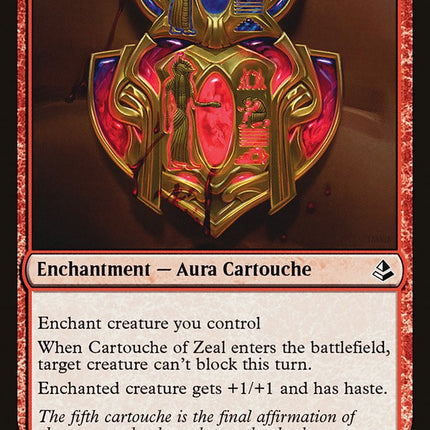 Cartouche of Zeal [Amonkhet]