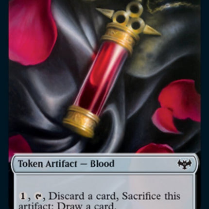 Blood // Human Soldier Double-Sided Token [Innistrad: Crimson Vow Tokens]