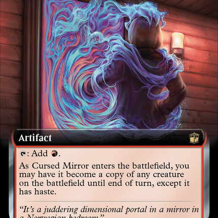 Cursed Mirror (Extended Art) (Surge Foil) [Doctor Who]