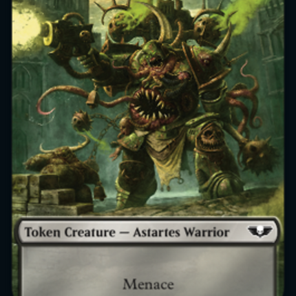 Astartes Warrior // Plaguebearer of Nurgle Double-Sided (Surge Foil) [Warhammer 40,000 Tokens]