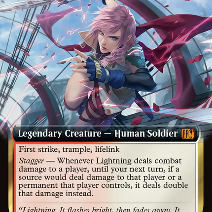 Lightning, Army of One (Extended Art) [FINAL FANTASY]