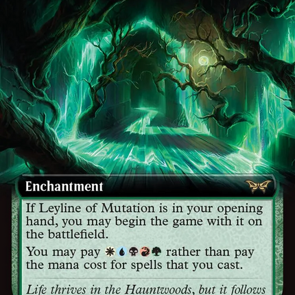 Leyline of Mutation (Extended Art) [Duskmourn: House of Horror]