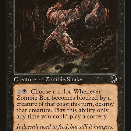 Zombie Boa [Apocalypse]