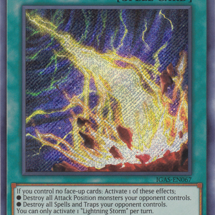 Lightning Storm [IGAS-EN067] Secret Rare
