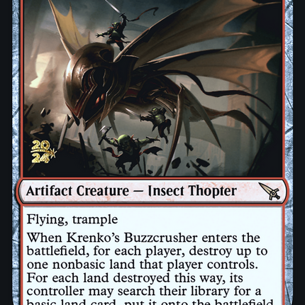 Krenko's Buzzcrusher [Murders at Karlov Manor Prerelease Promos]