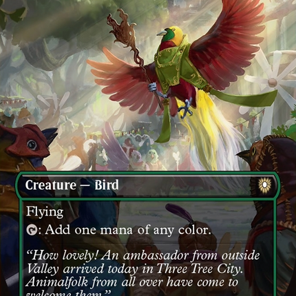 Birds of Paradise (Borderless) [Bloomburrow Commander]